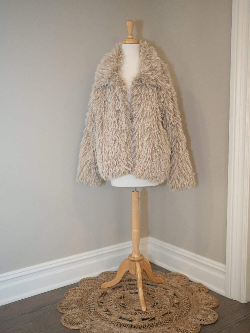 Joyfolie Maraline Boho faux fur jacket